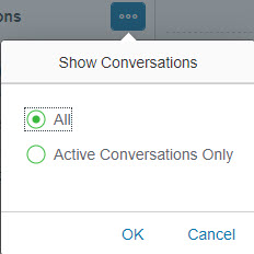 Conversation filter